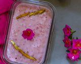 A picture of step 4 of Rose Sabudana Rabdi.