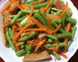 四季豆炒天婦羅的食譜步驟3照片