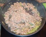Foto del paso 3 de la receta: Berenjenas rellenas de carne picada de lomo y champiñones
