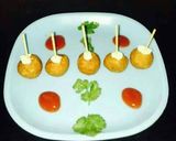 A picture of step 6 of Potato paneer balls.
