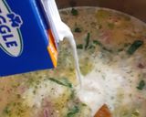 Carbonara spagetti Húsvéti sonkából recept fázis 1 fotója