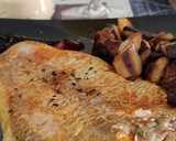 Foto del paso 7 de la receta: Urta a la Plancha con Boletus al Wok con Mayonesa de Trufa