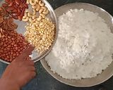 A picture of step 2 of Poha Chivda.