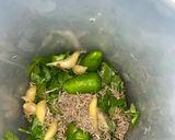 A picture of step 1 of Chatpati chana chat.