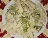 Csirkés brokkolis tészta recept fázis 6 fotója