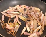 A picture of step 3 of Pork tenderloin with mushroom, shallot and tarragon sauce.