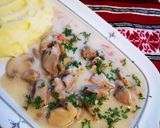 Pas rețetă Piure de cartofi și tocăniță de ciuperci cu carne de porc 4 fotografie