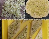 A picture of step 3 of Kaju pista katli.