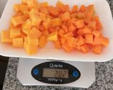 Foto del paso 1 de la receta: "Budín" de calabaza y zanahorias
