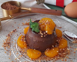 Foto del paso 6 de la receta: Flan de chocolate con mandarina