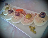 Foto del paso 9 de la receta: Huevos rellenos de melva y anchoas