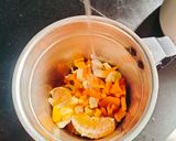 A picture of step 1 of Turmeric Orange 🍊 Ginger Aamla Shots (Detox, skin glow immunity Drink 🍷).