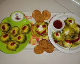 स्मॉल पकवान विथ आलू चाट (Small pakwan with aloo chaat recipe in Hindi) रेसिपी चरण 7 फोटो