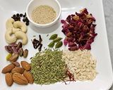 A picture of step 1 of Thandai Mix / Powder.
