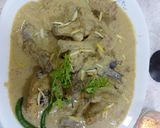 A picture of step 4 of Shahi white chicken creamy qorma.
