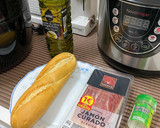 Foto del paso 1 de la receta: Crujiente de jamón serrano airfryer