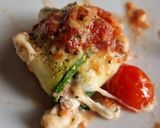 Foto del paso 13 de la receta: Raviolis de calabacín en salsa de tomate