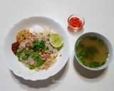 รูปขั้นตอนการทำที่ 3 ของ เส้นเล็กแห้ง หมูสับ (สูตรโบราณ)