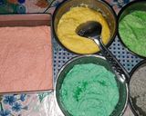 Foto langkah ke 6 dari resep Lapis Singkong Pelangi.