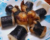 Hình bước làm 3 của món Sushi lươn chiên giòn