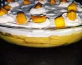 A picture of step 10 of Mango Pudding Delight 3 layered.