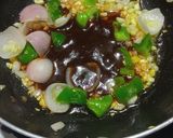 A picture of step 6 of Chilli potato.