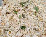A picture of step 2 of Lemon, coconut, imli, curd Rice.