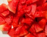 A picture of step 1 of Watermelon Smoothie.