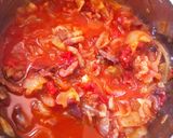 Lecsós csirkemáj, pirított tarhonyával recept fázis 2 fotója