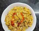 Hình bước làm 3 của món Cơm chiên trứng