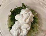 A picture of step 1 of Cucumber Yogurt Appetizer.