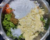 A picture of step 6 of Protein loaded Soya tikki.