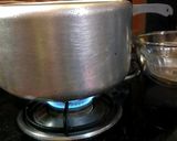 A picture of step 1 of Eggless rose cake in cooker.