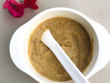 Bubur kentang ati ayam (MPASI 7+)