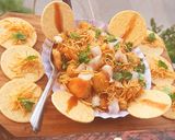 A picture of step 5 of Aloo chaat.