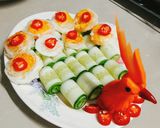 Hình bước làm 1 của món Salad dưa chuột