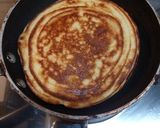 A picture of step 2 of Pancakes with Starwberry Sauce.