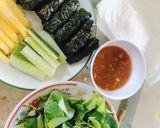 A picture of step 4 of Bò lá lốt.