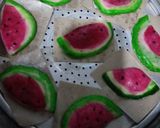 Foto langkah ke 12 dari resep Bakpao No Mixer Character Semangka.