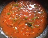 A picture of step 8 of Bread Upma.