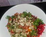 A picture of step 2 of Sprouted moong healthy salad.