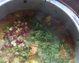 A picture of step 4 of Khichadi palak roll.