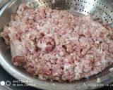 A picture of step 1 of Mutton Keema.