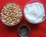 A picture of step 1 of Sugar Peanut Chikki.