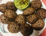A picture of step 4 of Bajra flour and rajgira flour Appe.