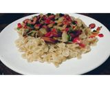 Foto del paso 7 de la receta: Farfalle con chorizo y champiñones
