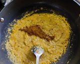 A picture of step 4 of Kadai Paneer.