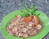 Foto langkah ke 3 dari resep Cumi baby udang saus tiram.