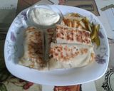 A picture of step 4 of Syrian Chicken Shawarma Sandwiches.