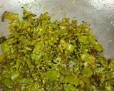 A picture of step 3 of Bottle gourd peels fry.